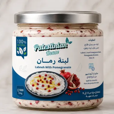 لبنة بالرمان