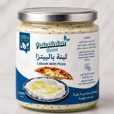 لبنة بالبيتزا