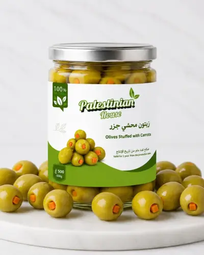 زيتون محشي بالجزر