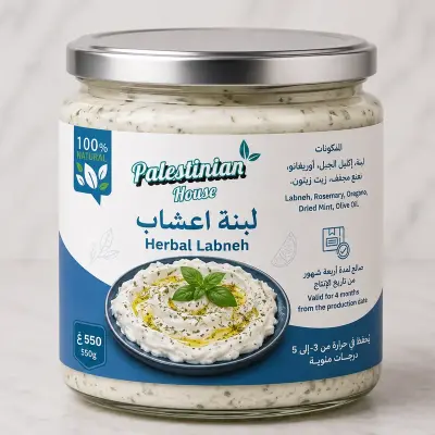 لبنة بالأعشاب